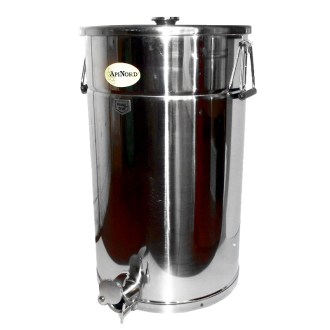 Mézpergető vödör rozsdamentes kifolyóval - 50 kg